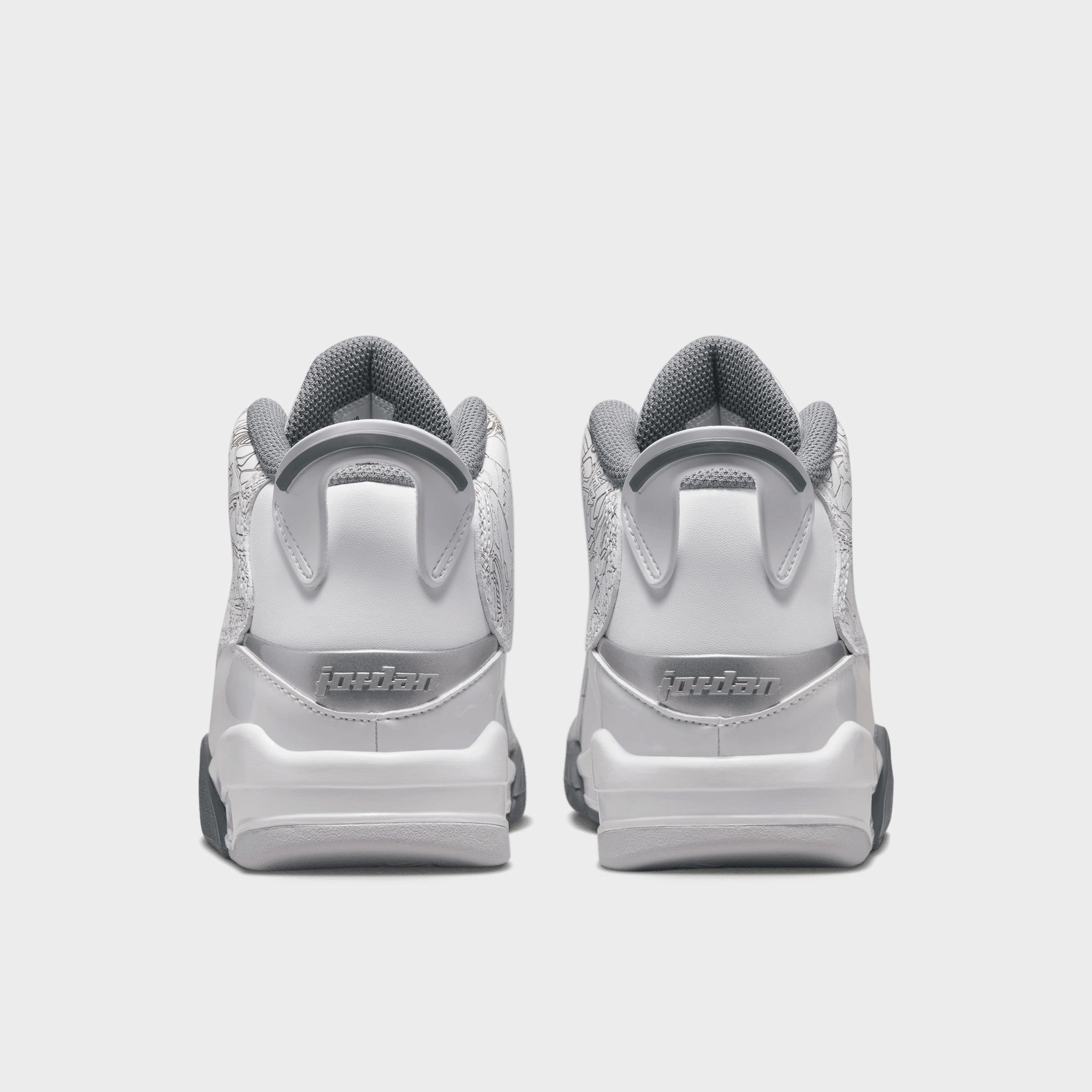 Jordan Dub Zero GS White / Black - Fire Red