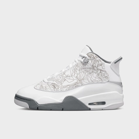 Jordan Dub Zero GS White / Black - Fire Red
