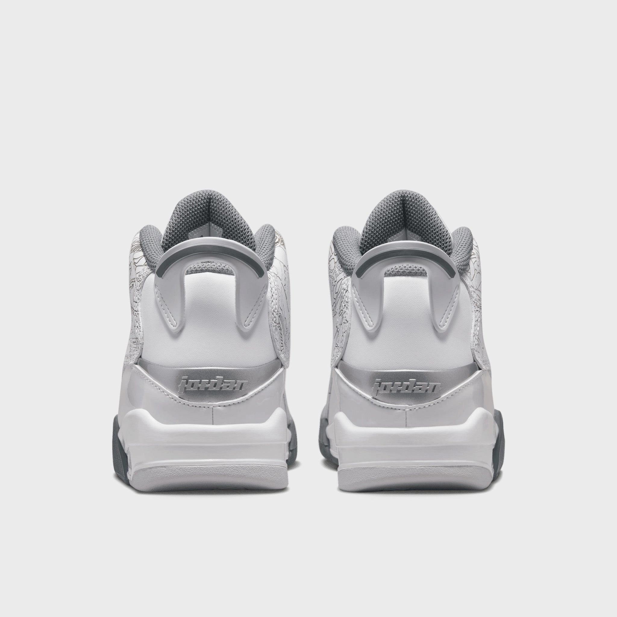 Jordan Dub Zero GS White / Black - Fire Red