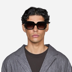 Kaia Black | Gradient Grey Lens