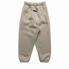 Kids Fear Of God Essentials Fleece Sweatpant - Heather Gray