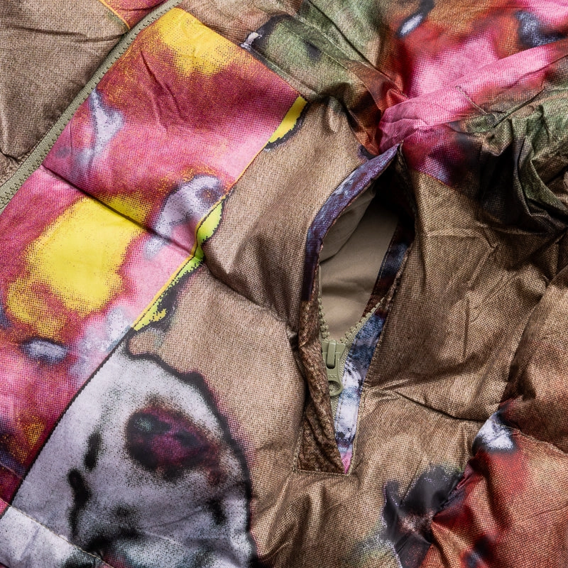KidSuper Faces Collage Printed Puffer - Multi