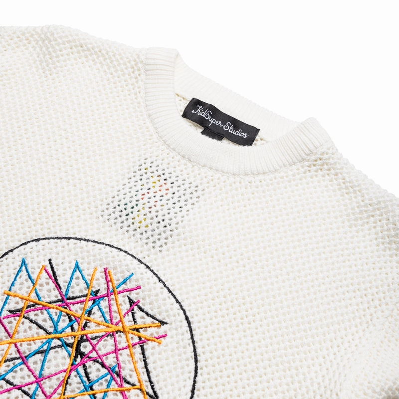 KidSuper Thoughts In My Head Sweater - Bone