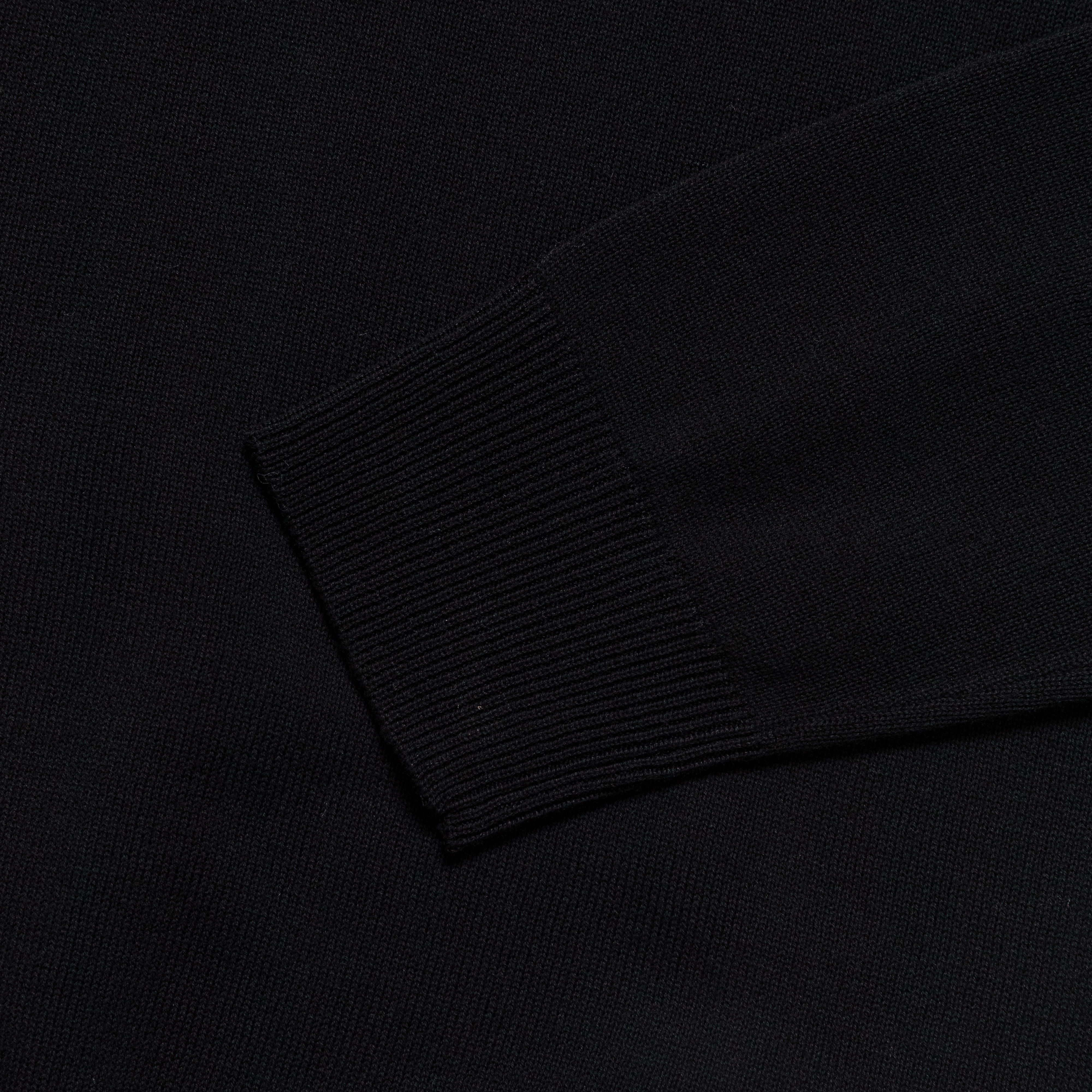Knit Polo 12G - Black