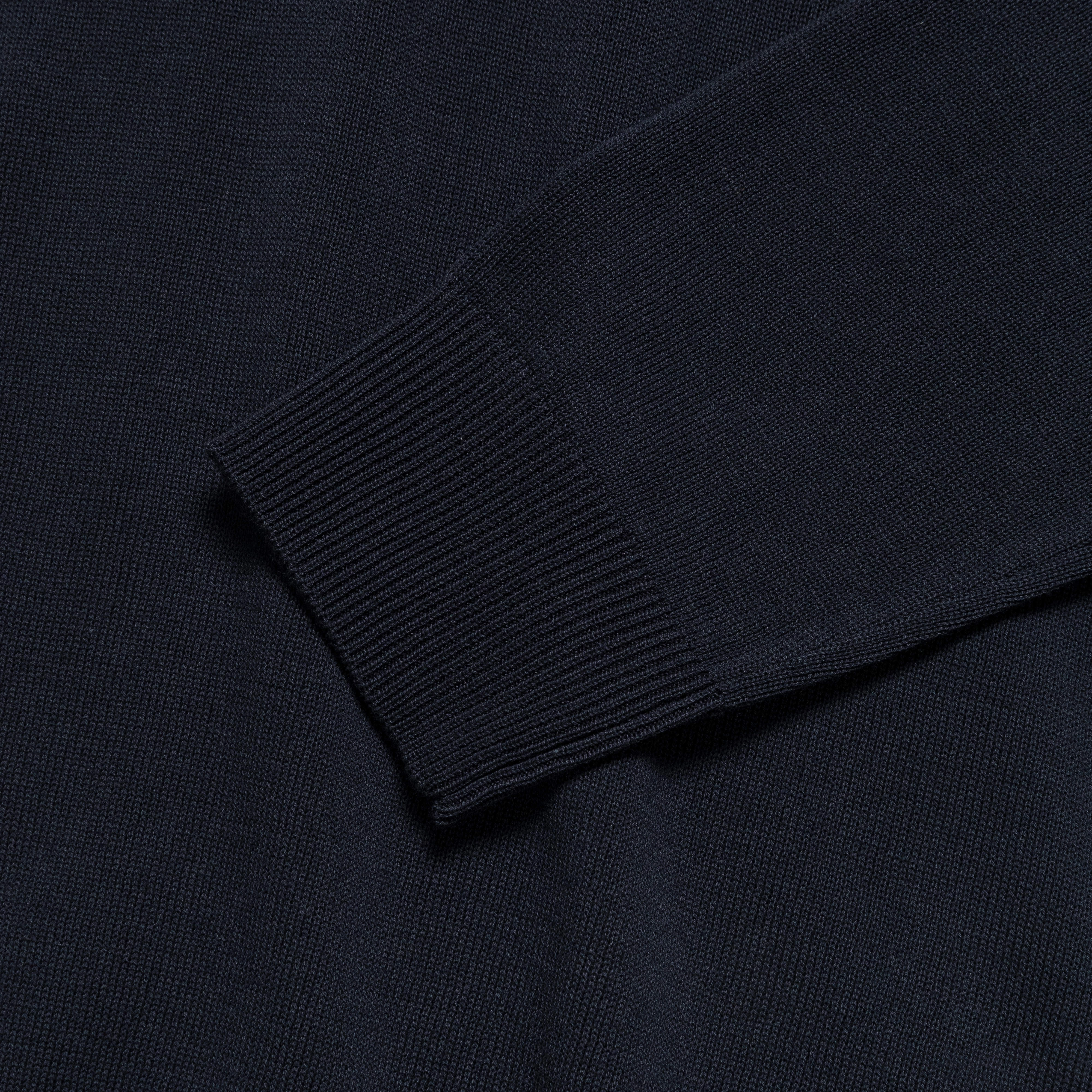 Knit Polo 12G - Navy