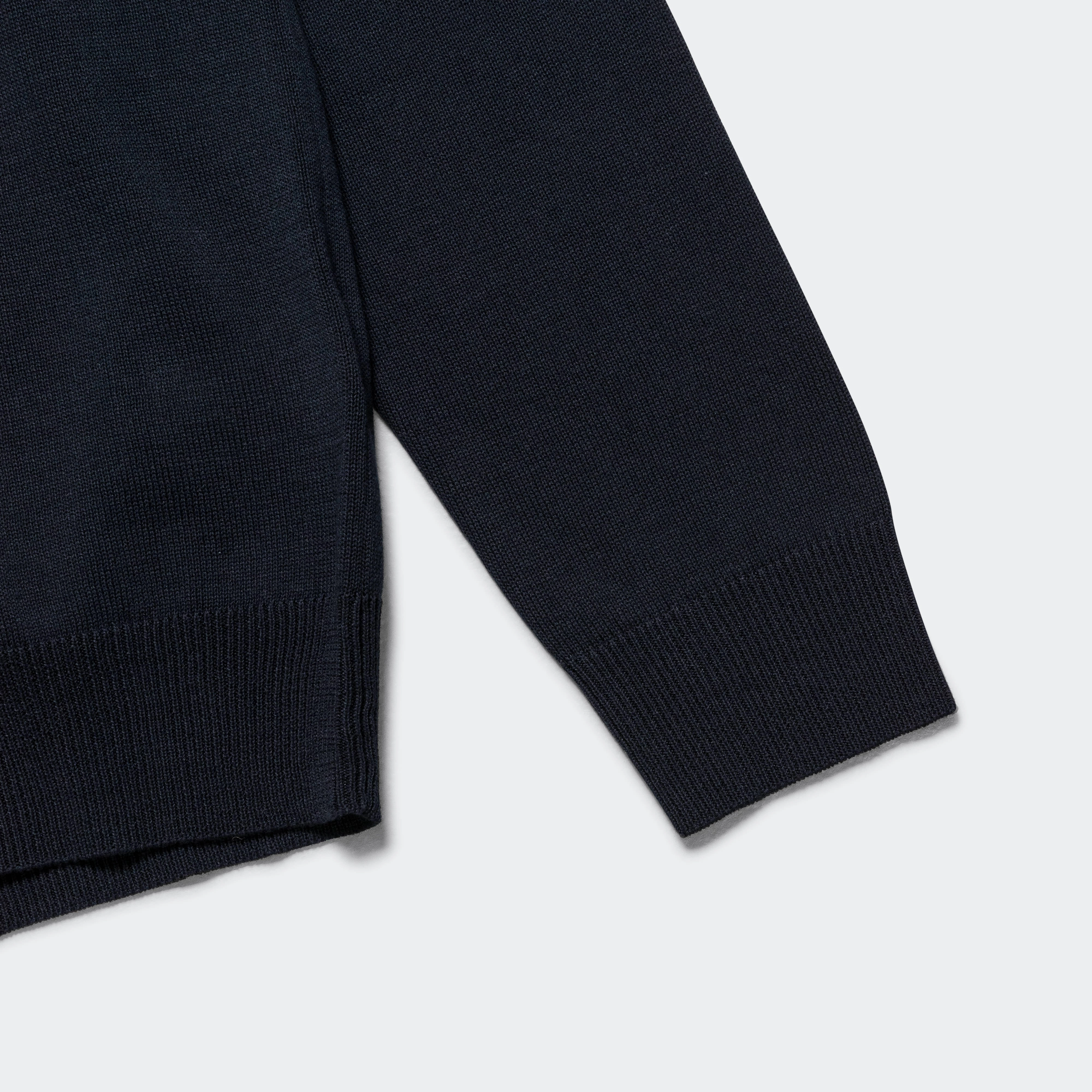 Knit Polo 12G - Navy