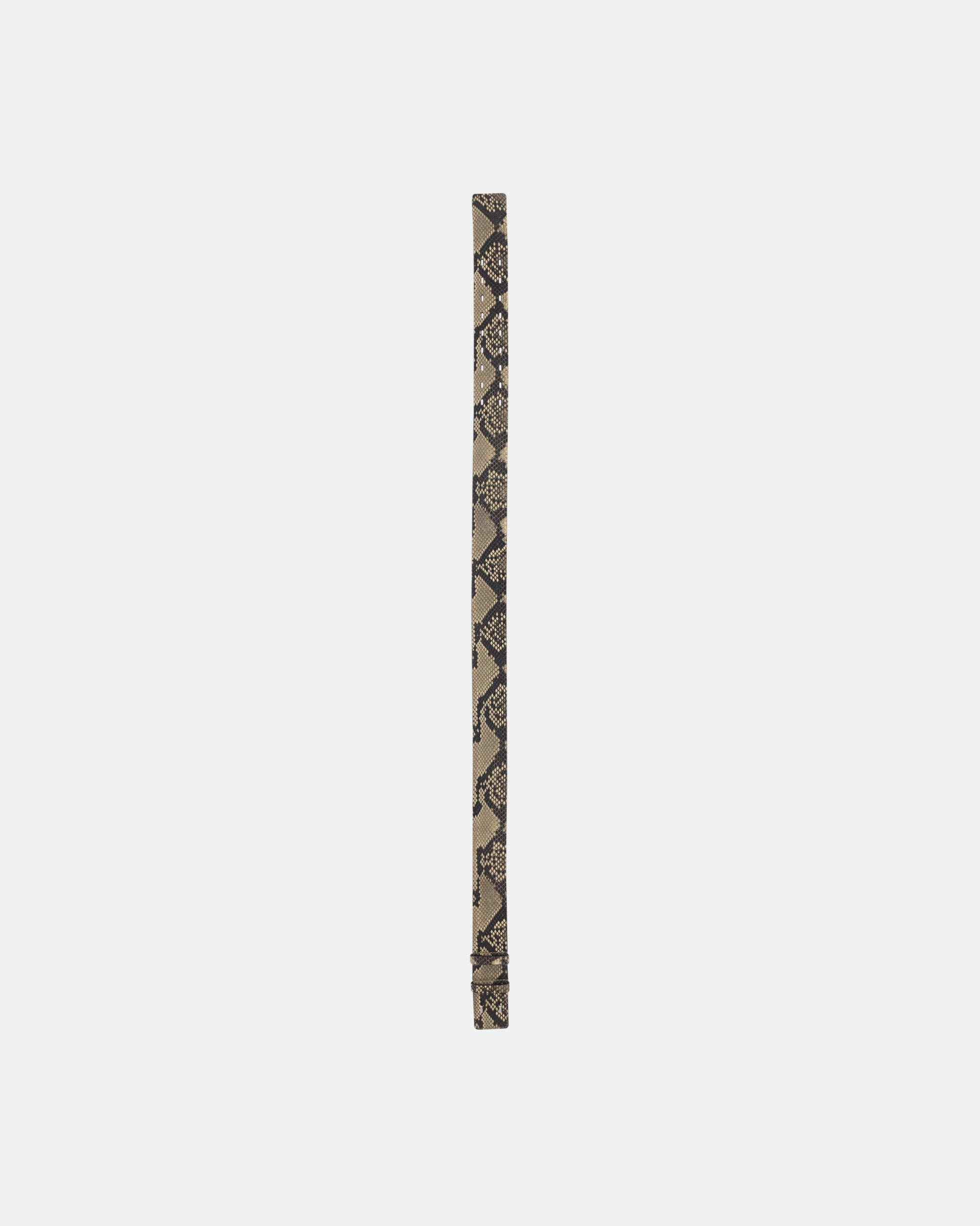 Leather Belt Beige