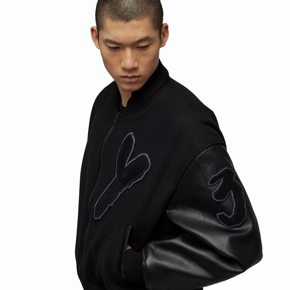 Letterman Jacket 'Triple Black'
