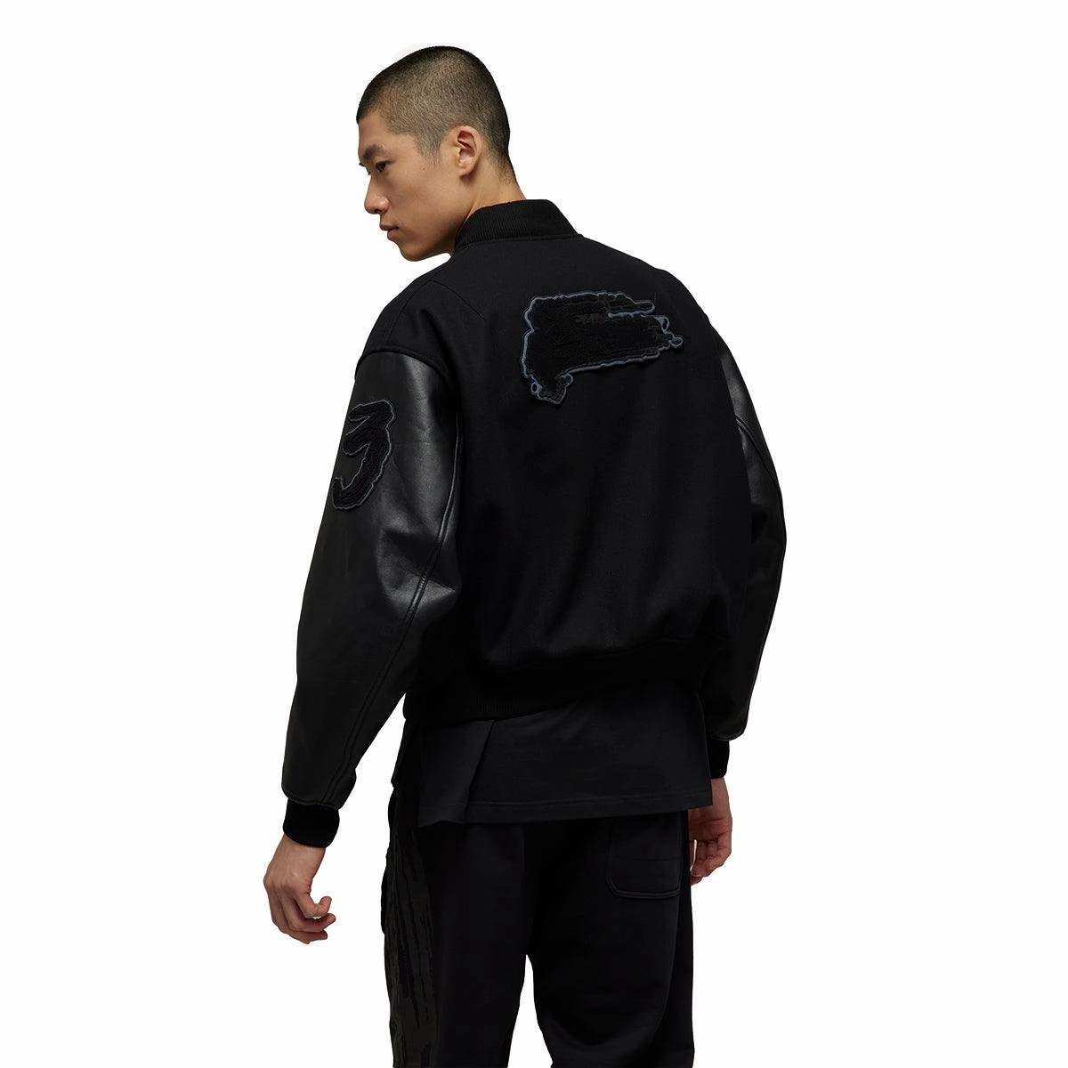 Letterman Jacket 'Triple Black'