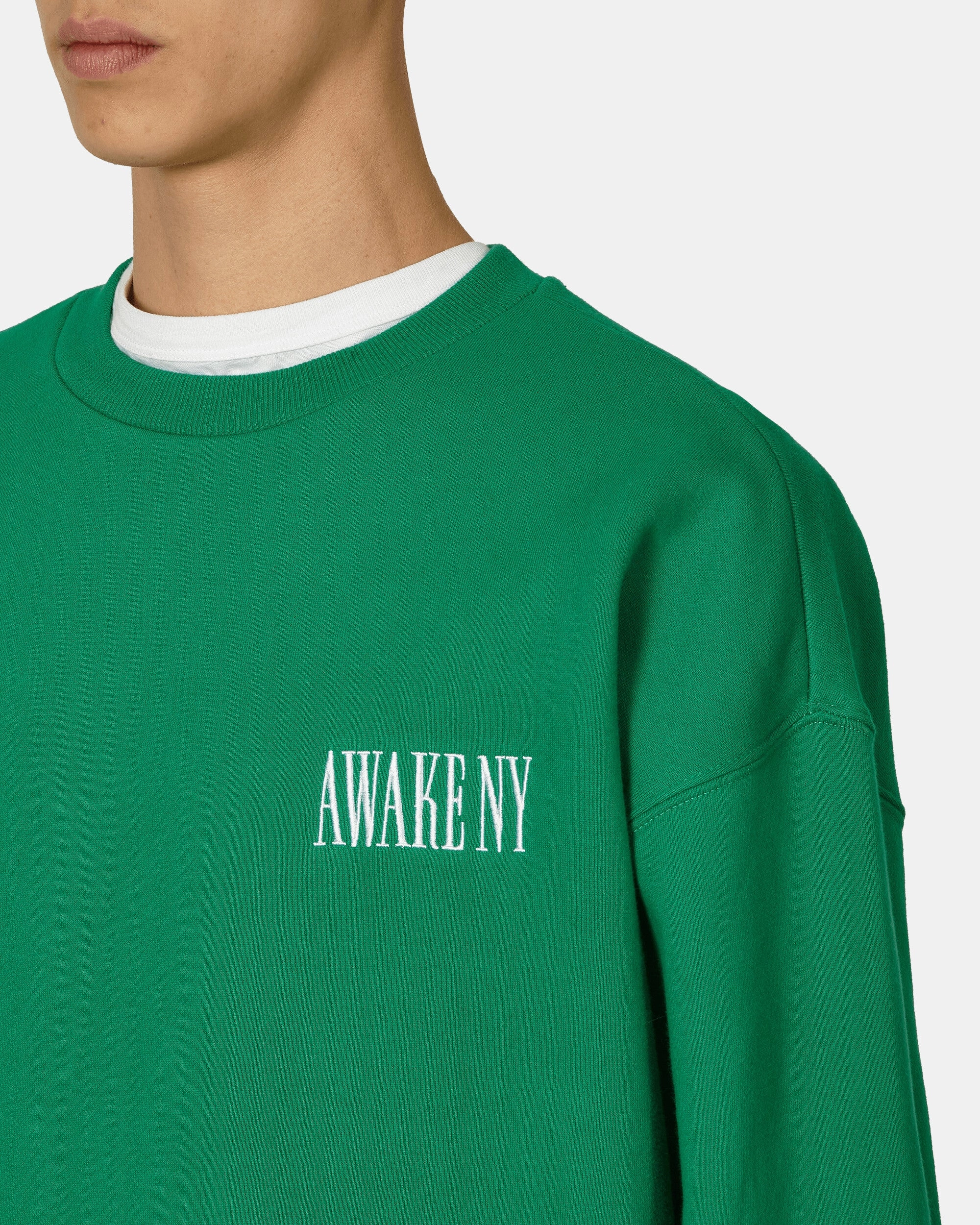 Logo Crewneck Sweatshirt Green