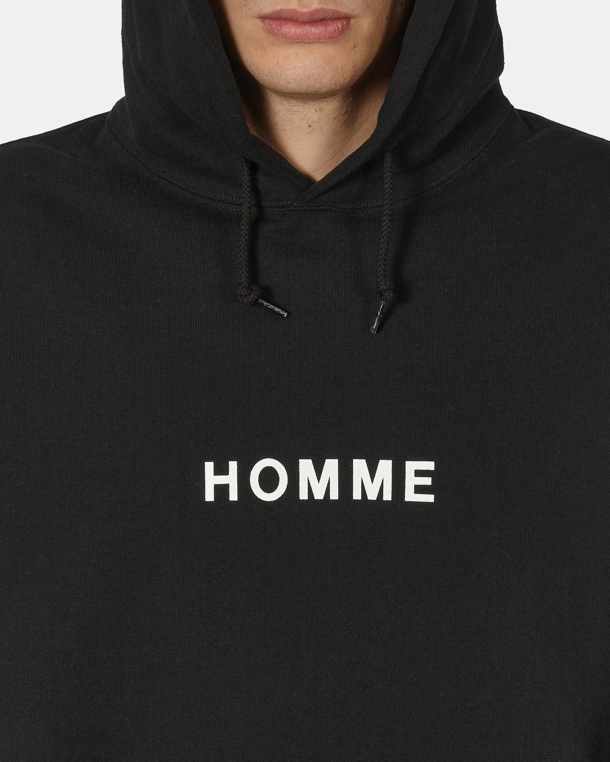 Logo Hooded Sweatshirt Black