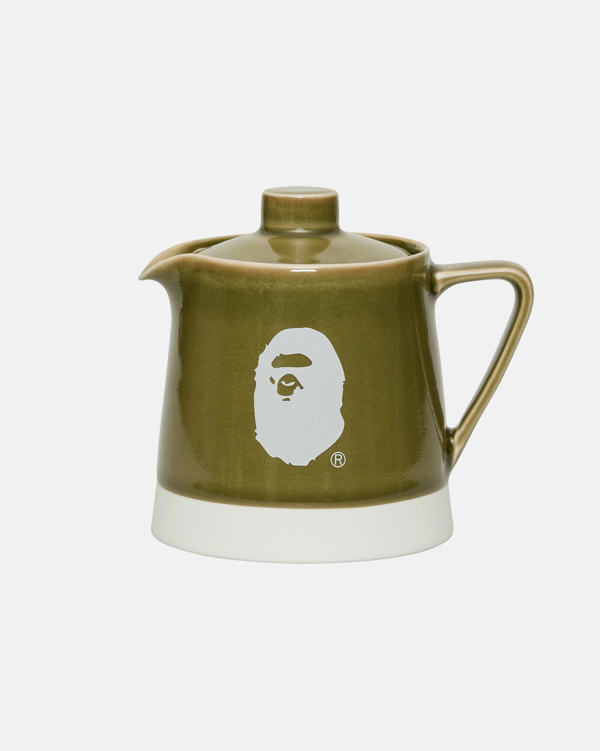 Logo Porcelain Tea Pot Green