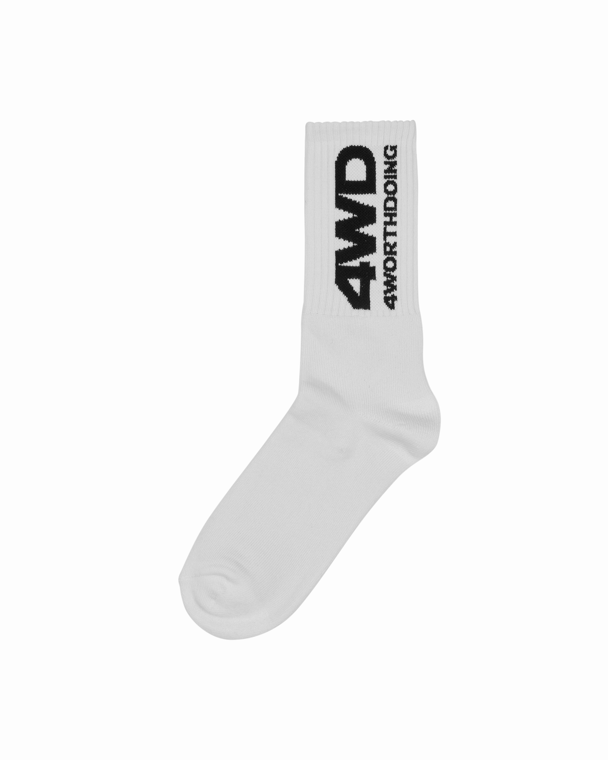 Logo Socks White