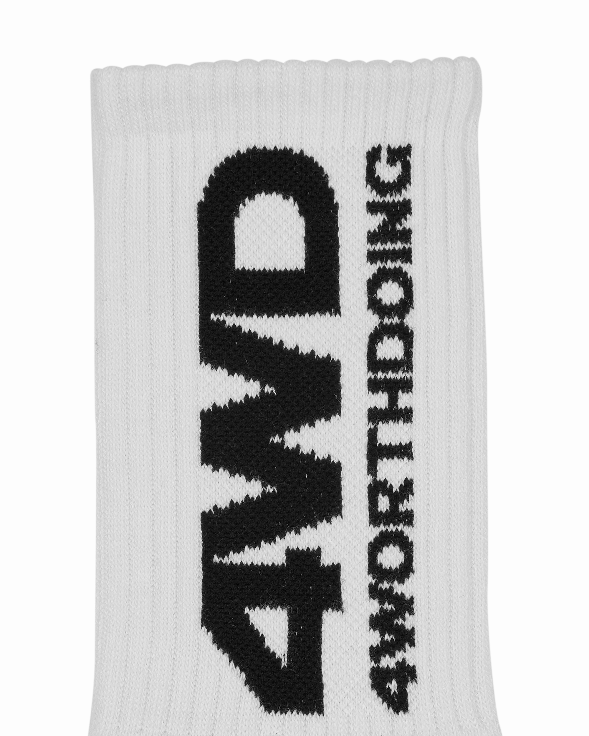 Logo Socks White