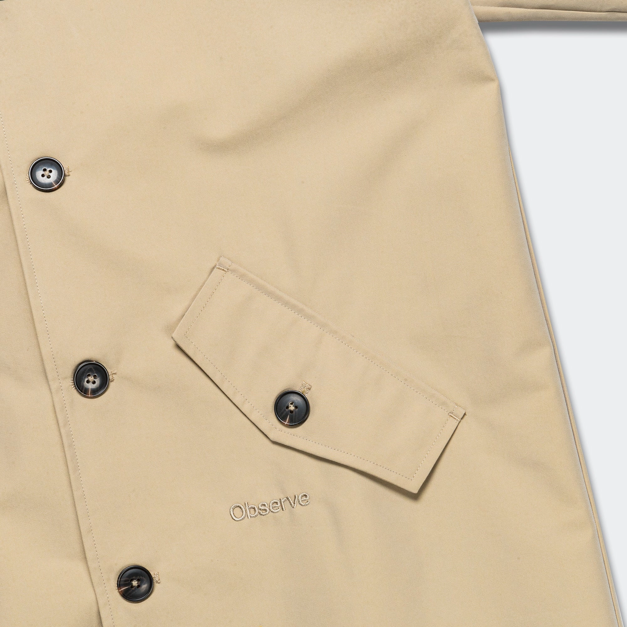 Long Mac Coat - Beige