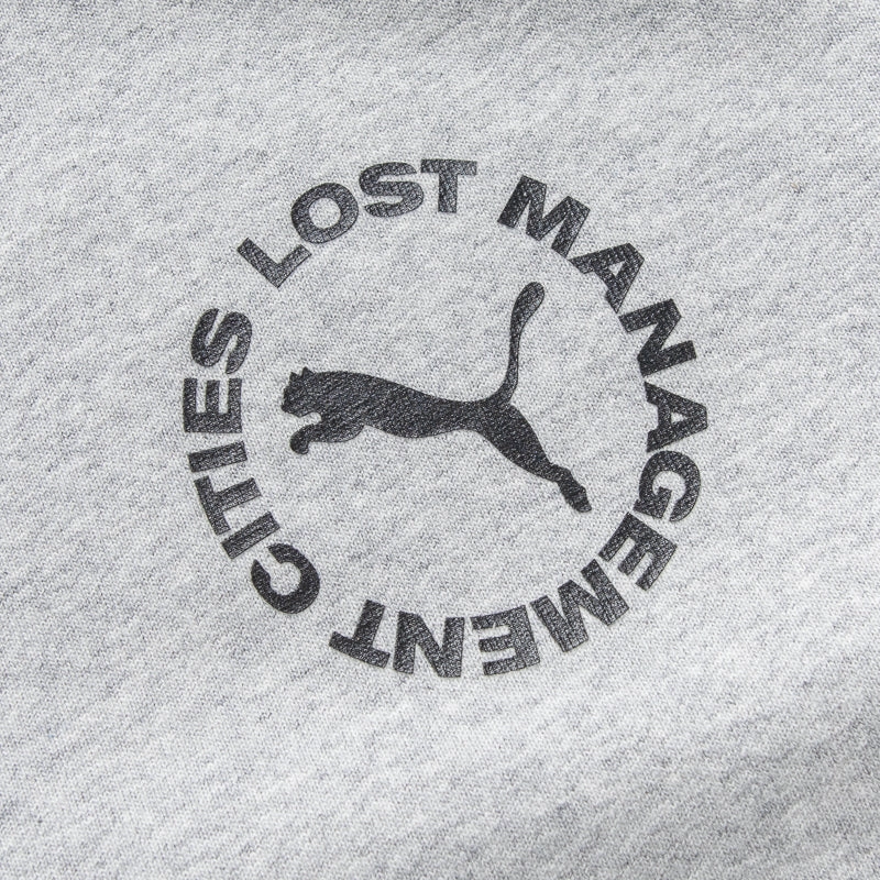 Lost Management Cities x Puma Cat Tee - Light Gray Heather