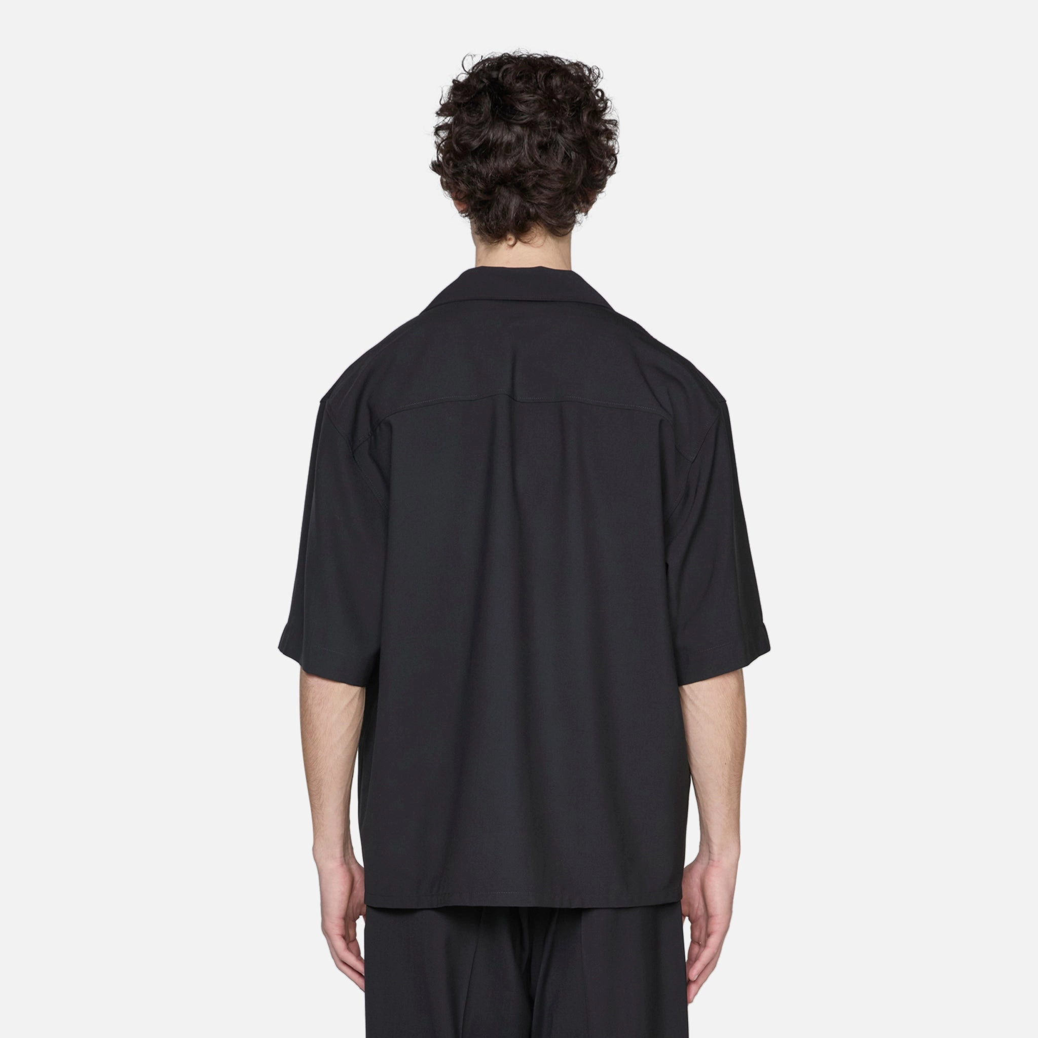 Marni Symbol Bowling Shirt Black