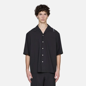 Marni Symbol Bowling Shirt Black