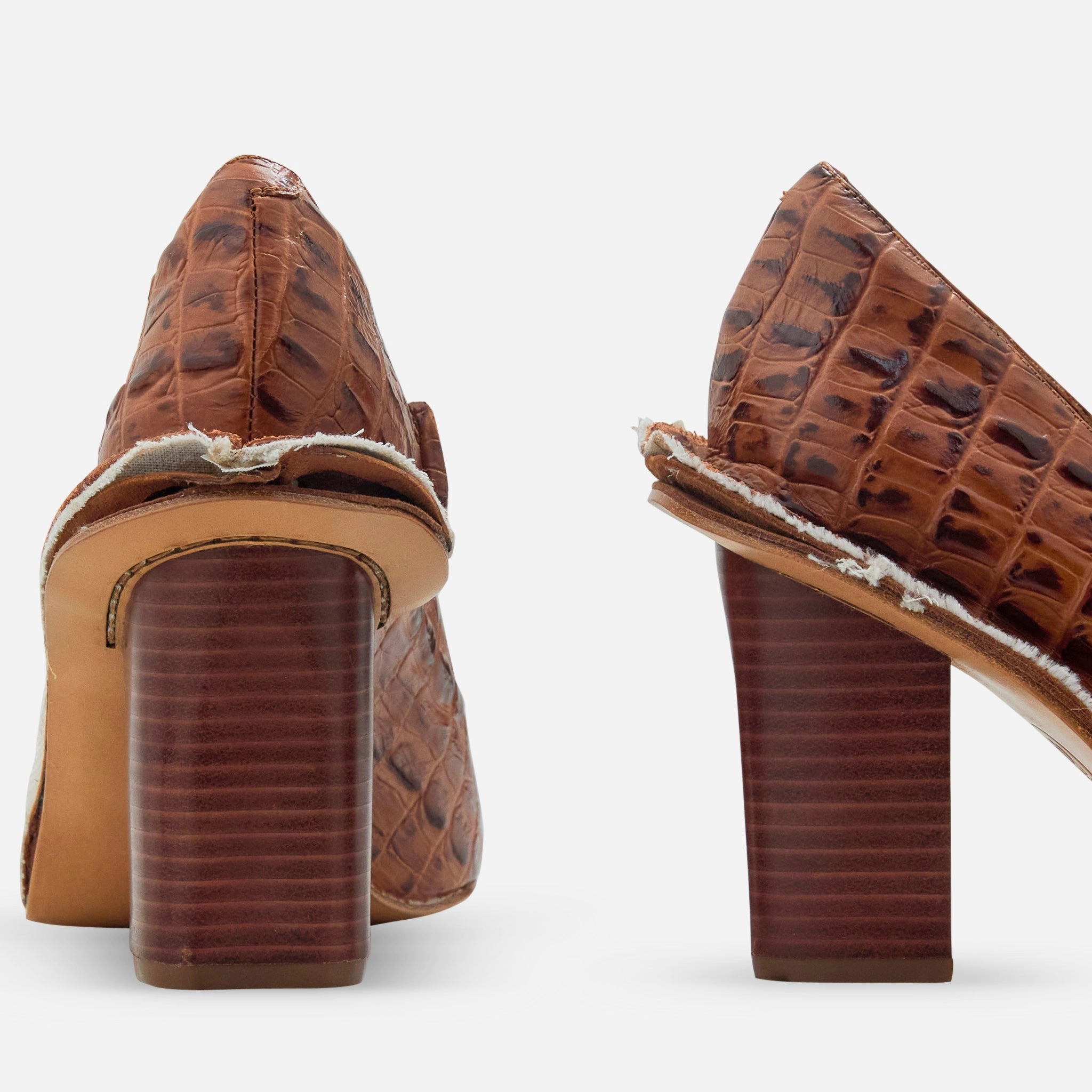 Martine Rose x Women's Heel Tan Leather