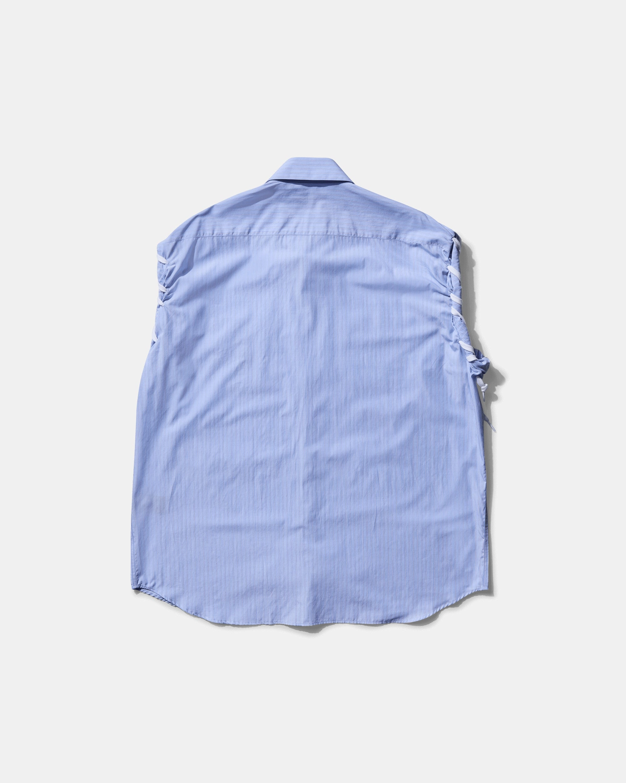 Men's Laced Sleeve Overshirt Blue