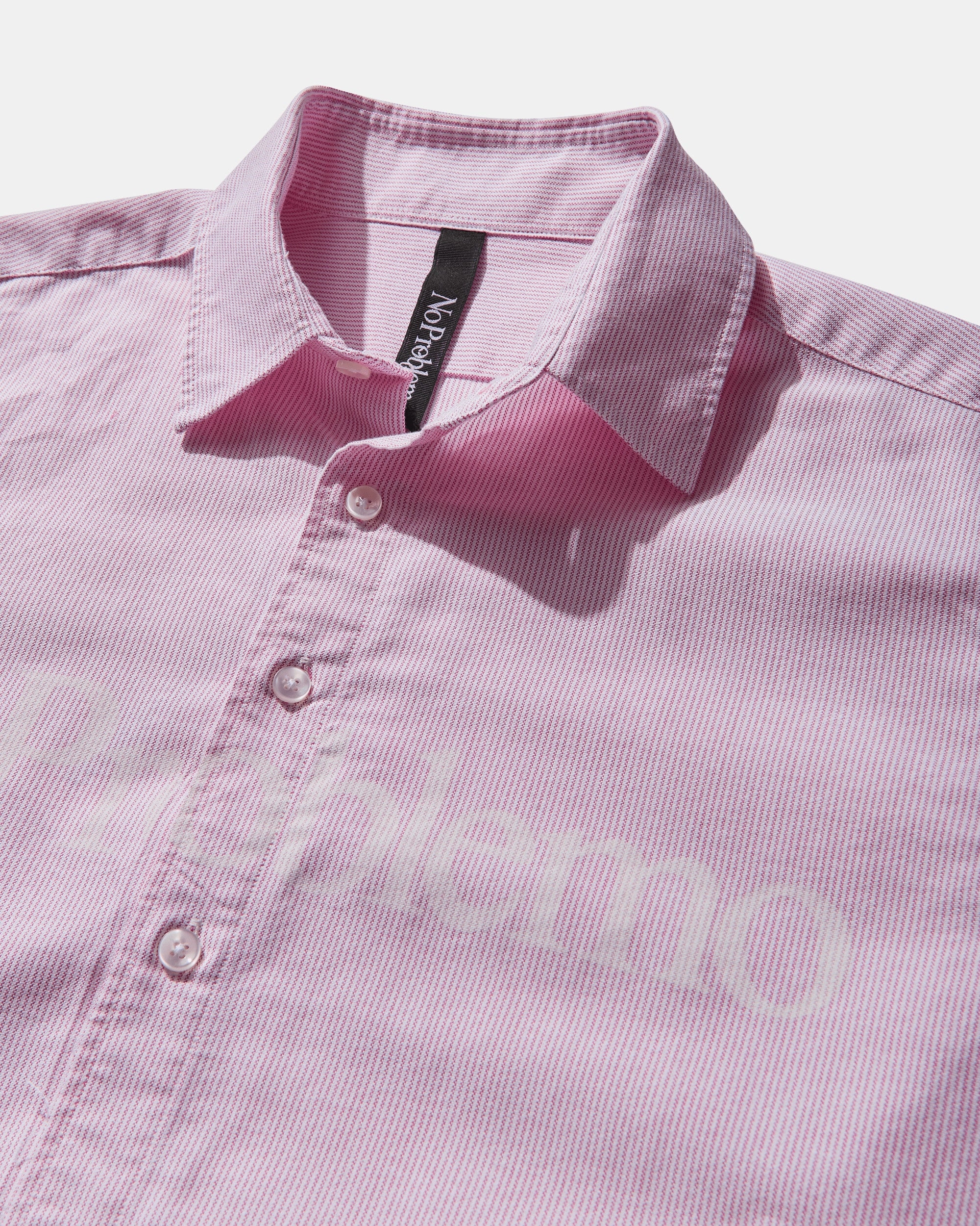 Men's Logo Stripe Shirt Red