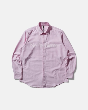 Men's Logo Stripe Shirt Red