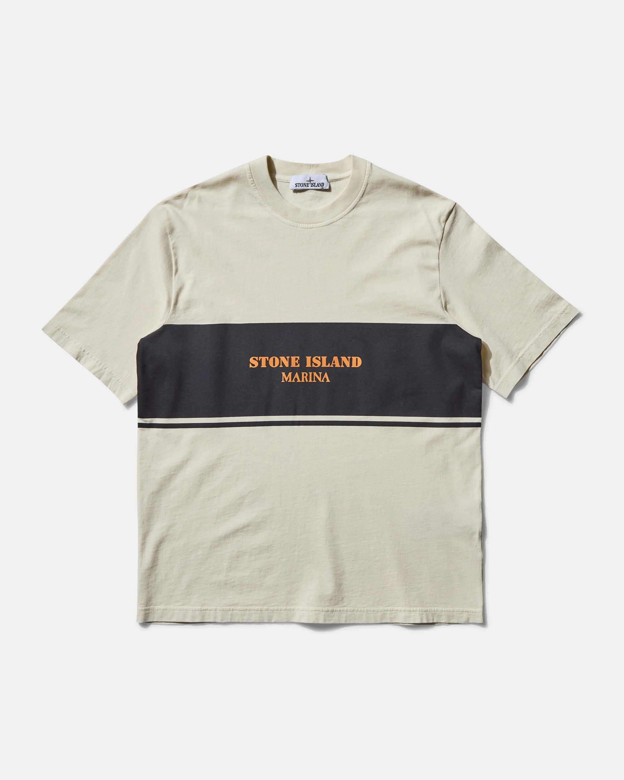 Men's Marina Oversized Printed T-Shirt Ivory