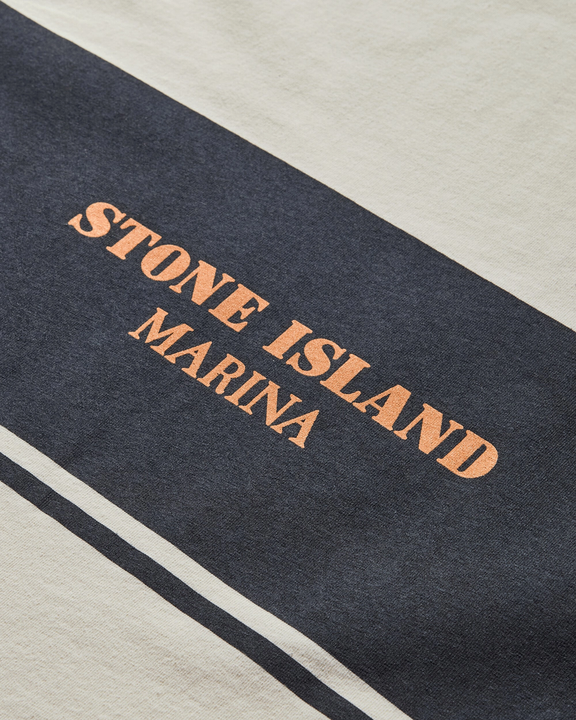 Men's Marina Oversized Printed T-Shirt Ivory