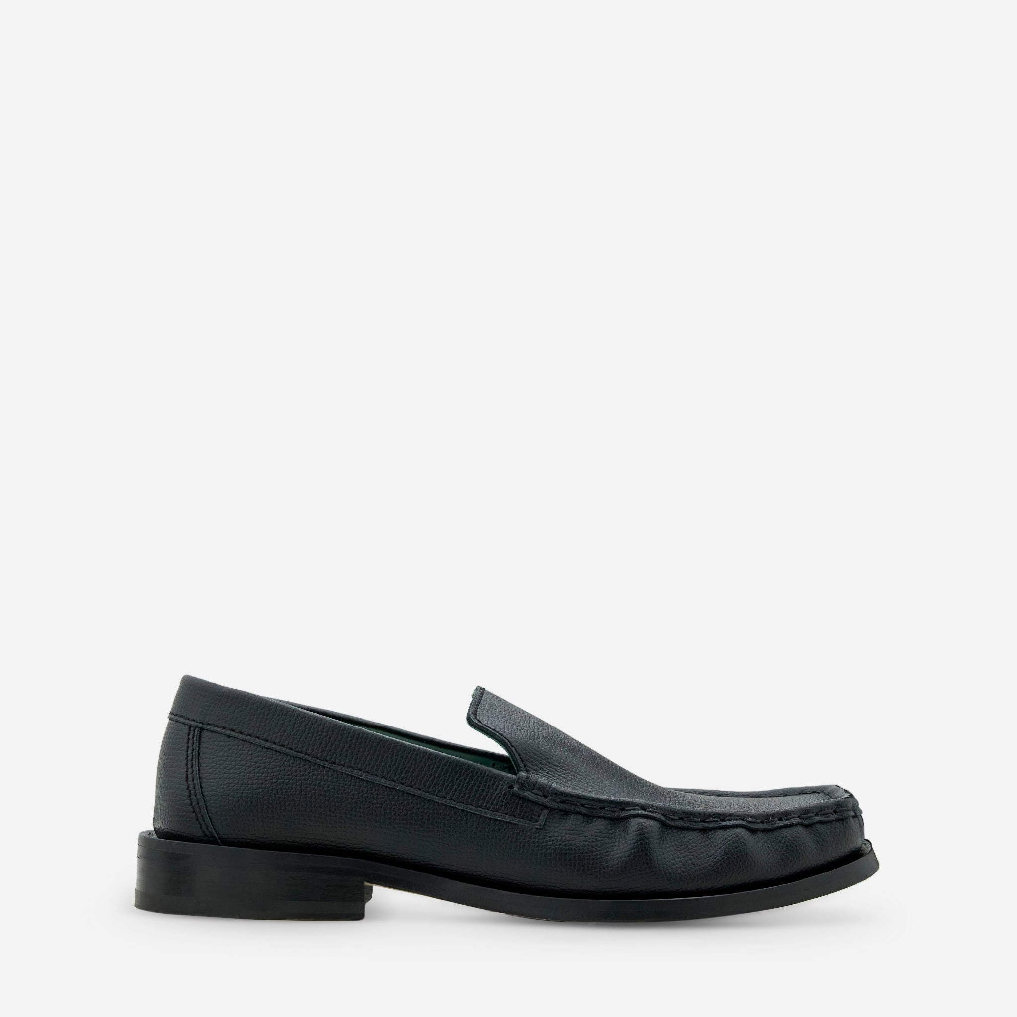 Michel Mocassin Black Grain Leather