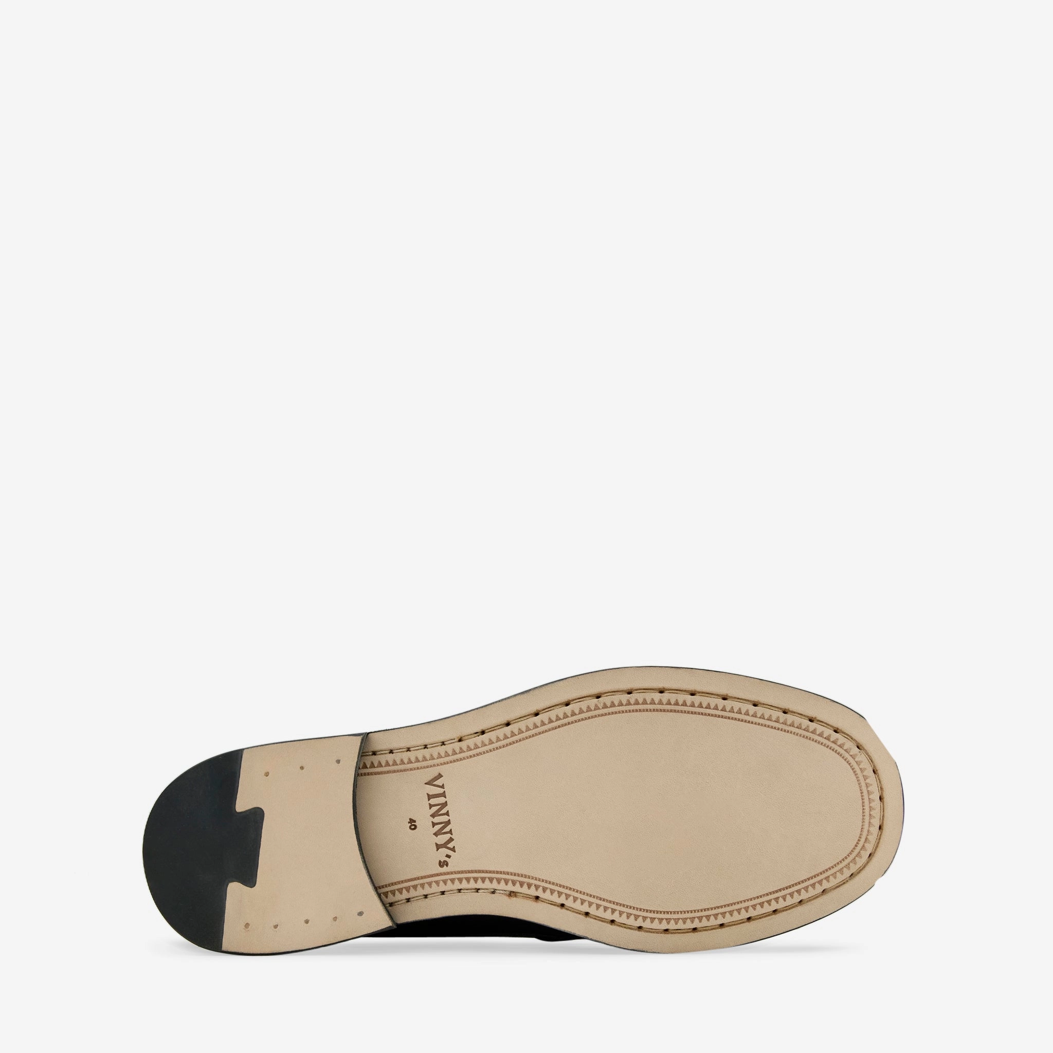 Michel Mocassin Black Grain Leather