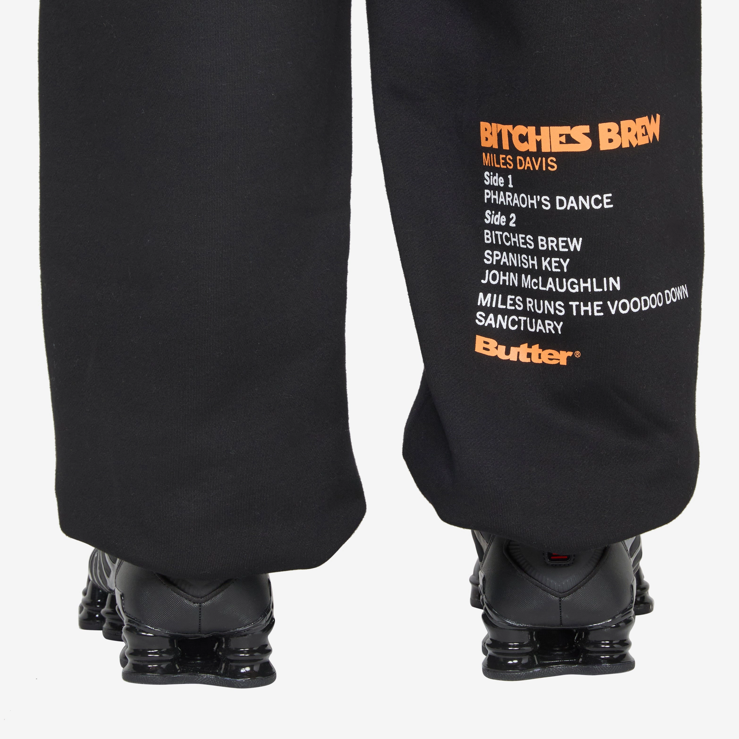 Miles Davis Bitches Brew Sweatpants Black