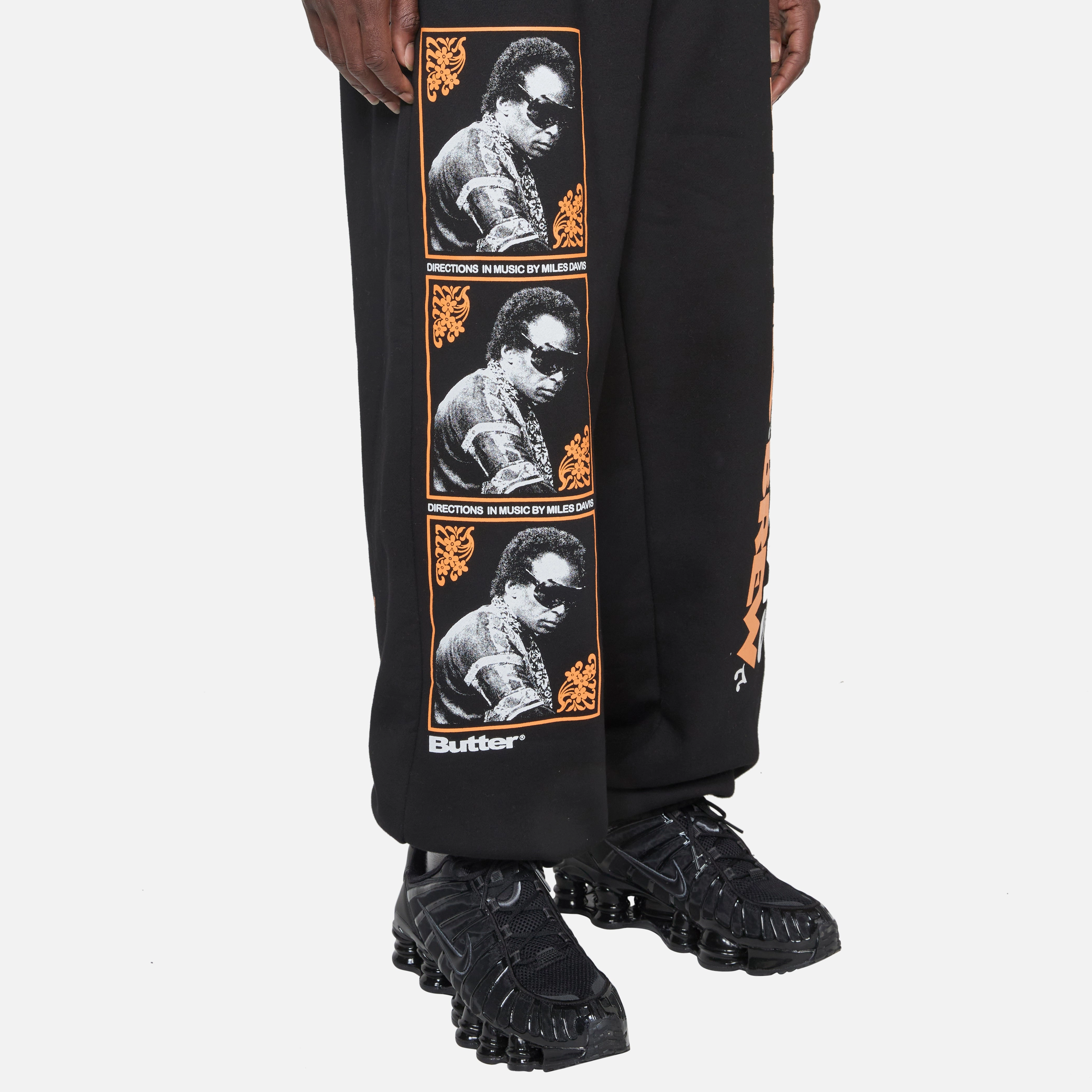 Miles Davis Bitches Brew Sweatpants Black