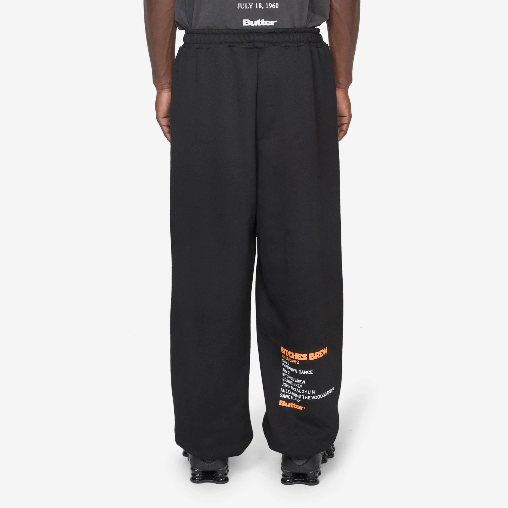 Miles Davis Bitches Brew Sweatpants Black