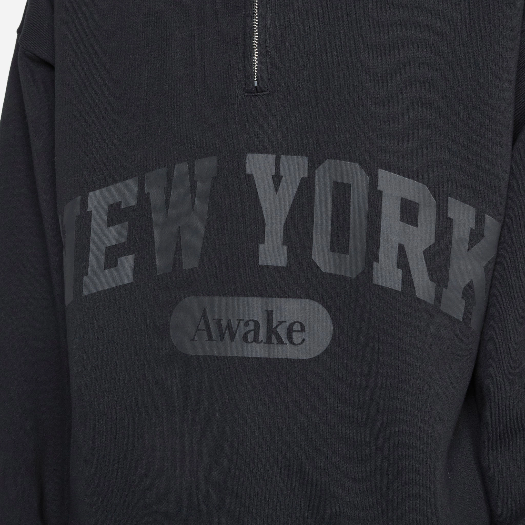 New York Arch Quarterzip Black