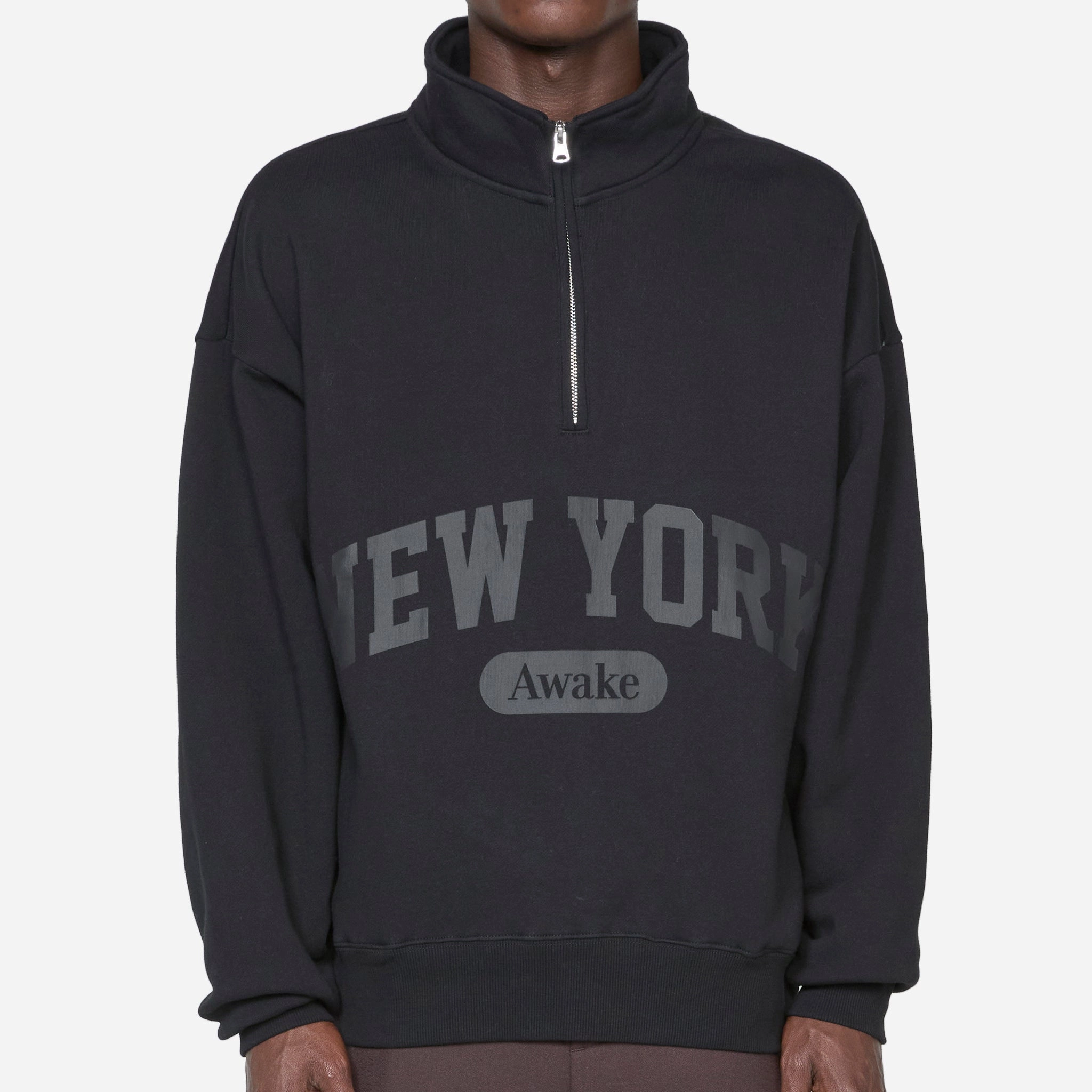 New York Arch Quarterzip Black