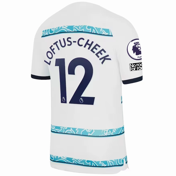 Nike Chelsea Ruben Loftus-Cheek Away Jersey w/ EPL   Club World Cup Patches 22/23 (White/College Navy)
