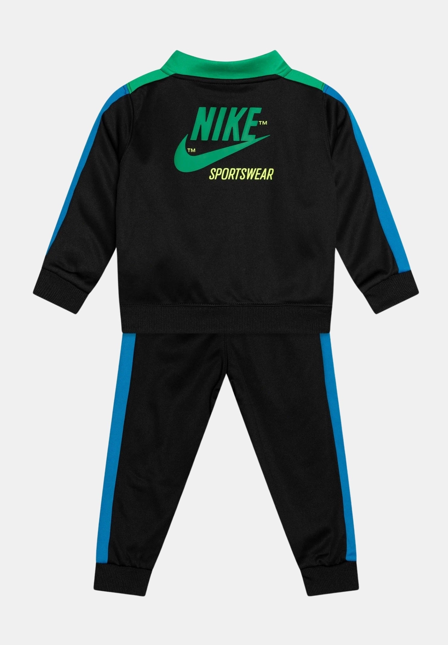 NIKE INFANTS BLACK TRICOT SET