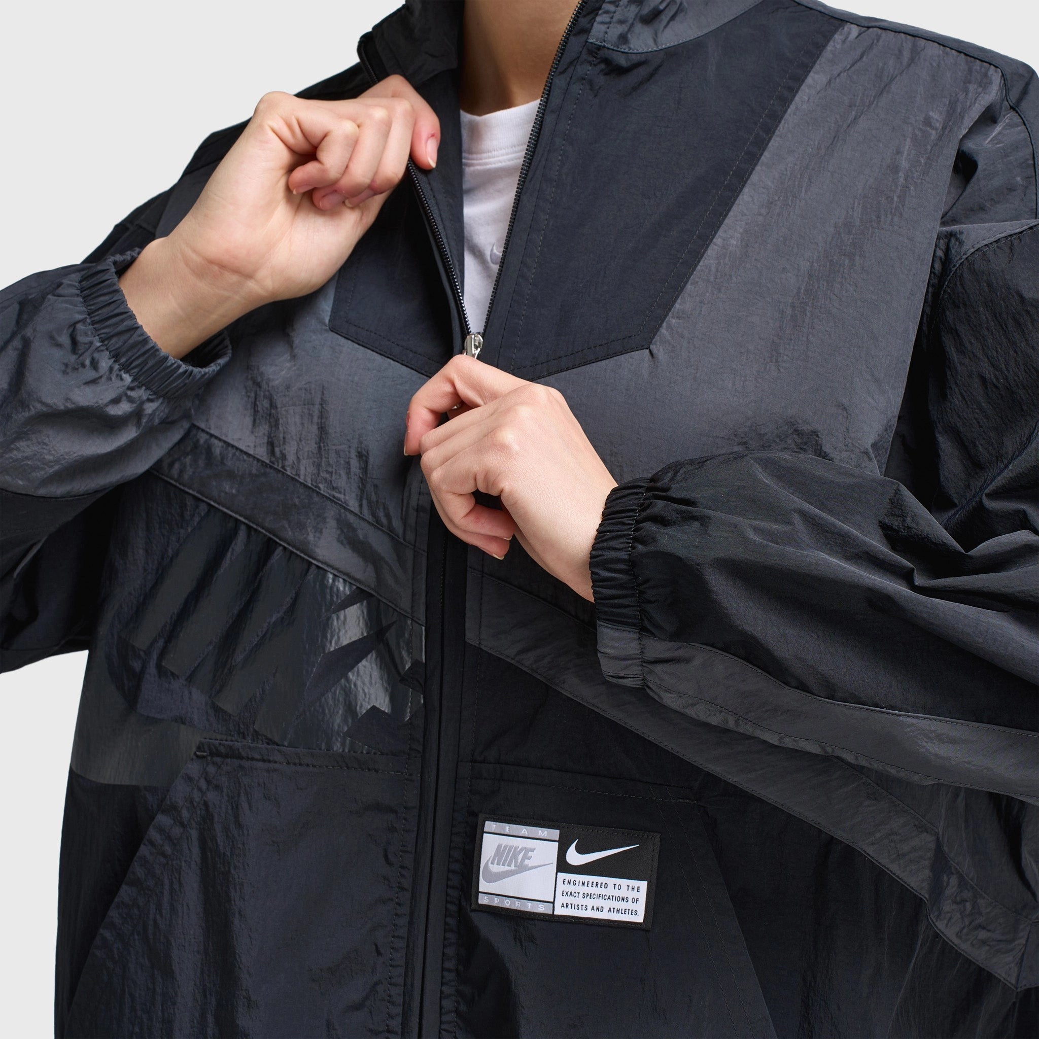 Nike Sportswear Street Women's Woven Jacket Anthracite / Black - Black
