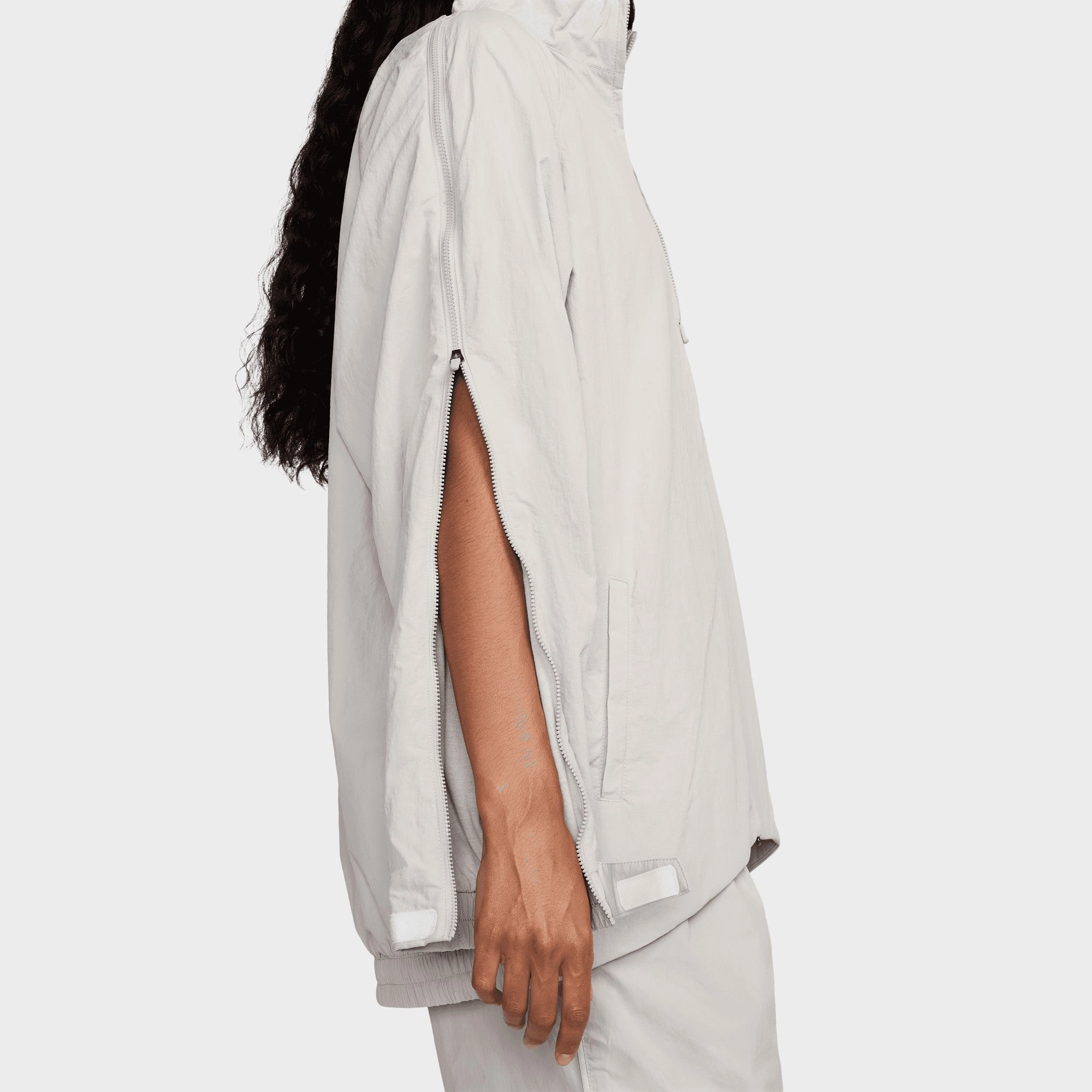 Nike Sportswear Women's Repel Zip Jacket Lt Iron Ore / White