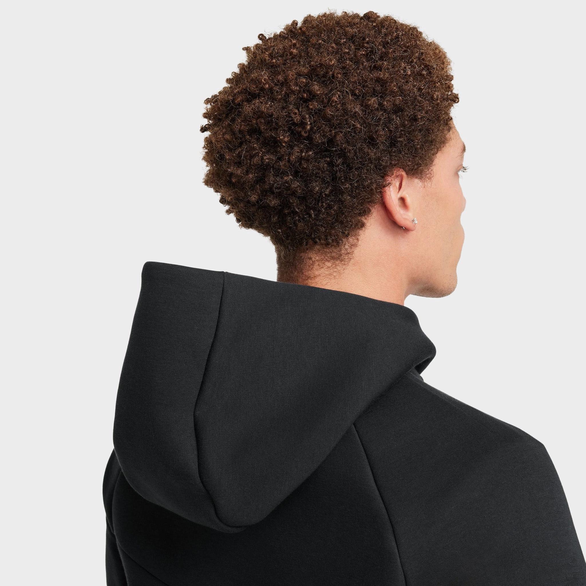 Nike Tech Fleece Full-Zip Windrunner Hoodie Black / Anthracite - Green Strike