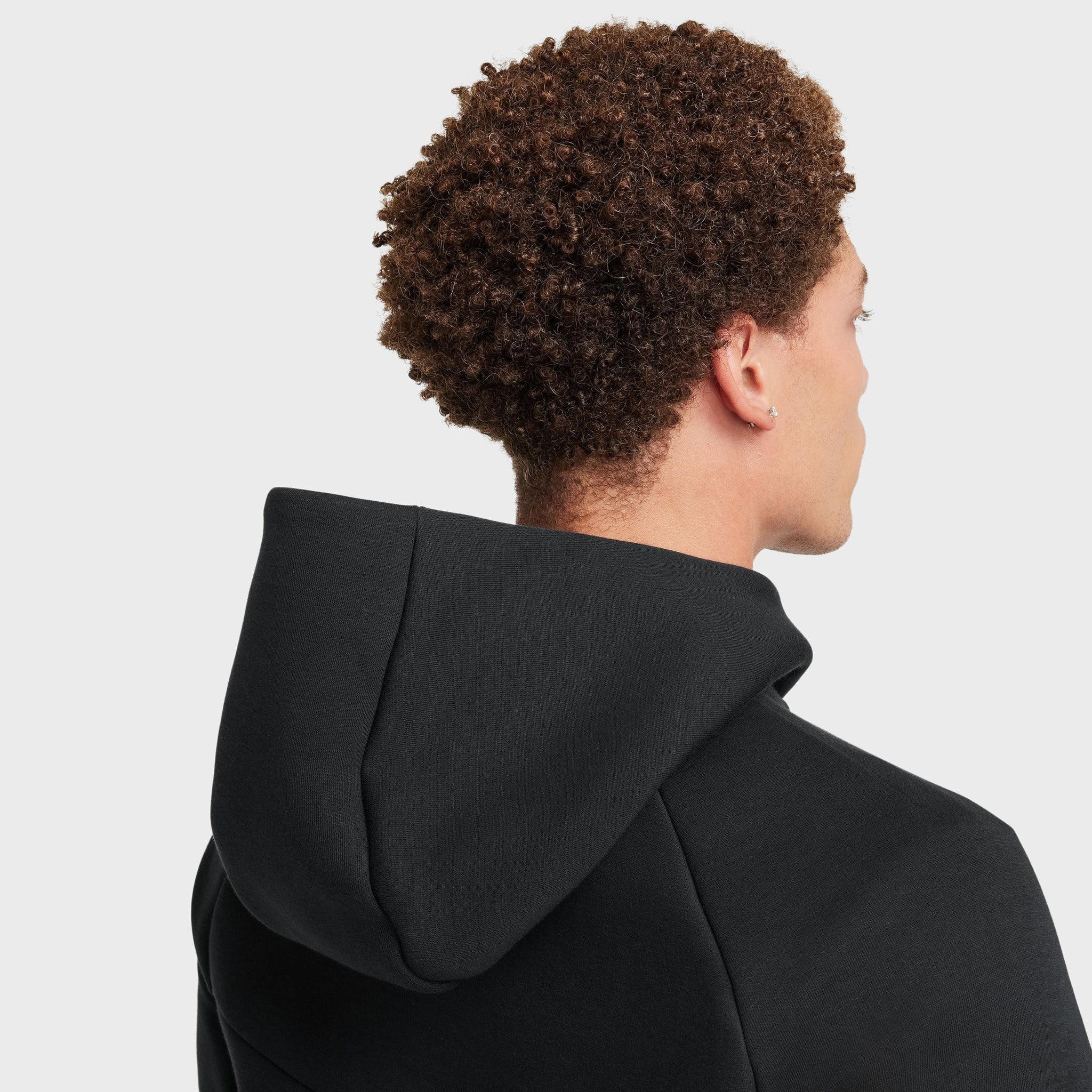 Nike Tech Fleece Full-Zip Windrunner Hoodie Black / Anthracite - Green Strike