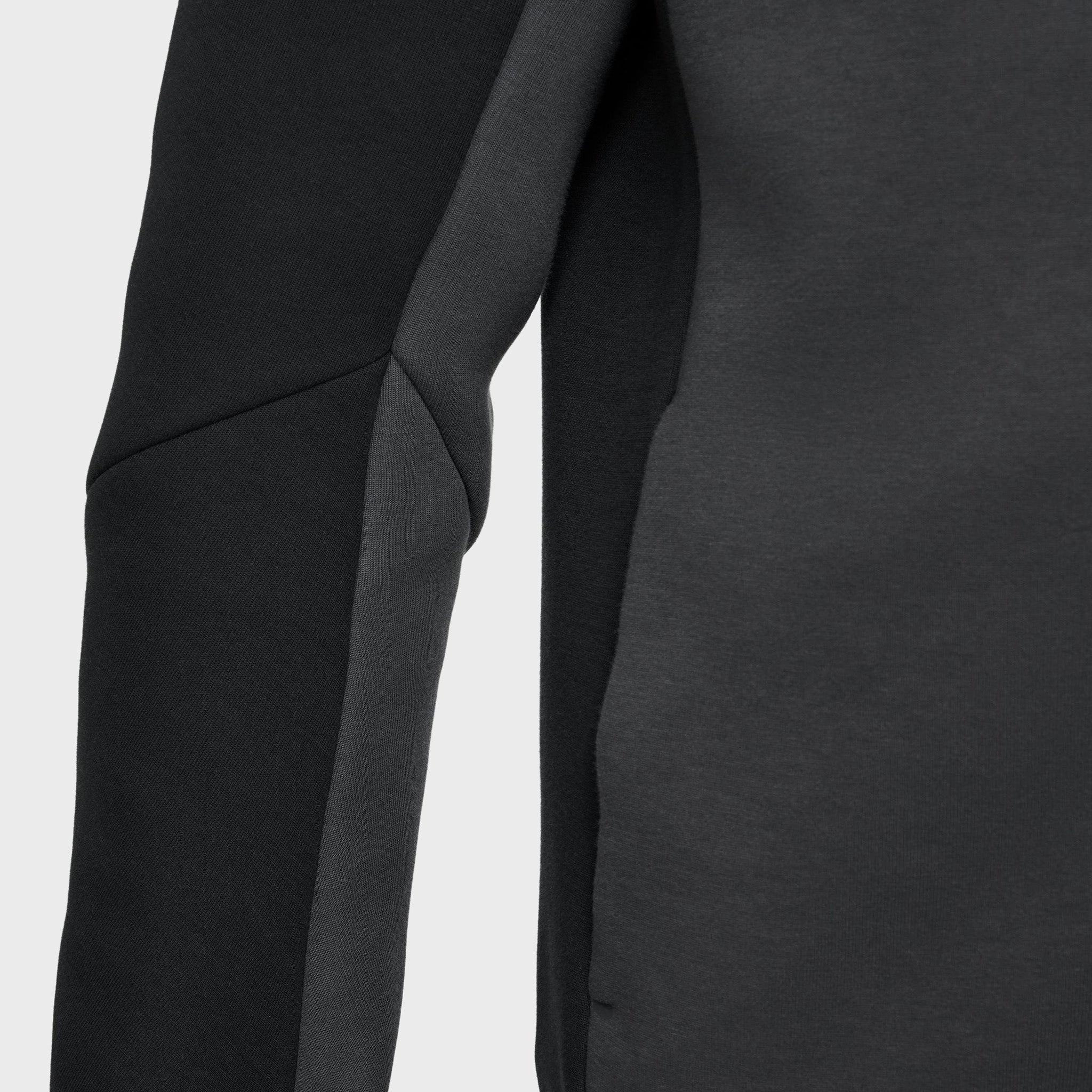 Nike Tech Fleece Full-Zip Windrunner Hoodie Black / Anthracite - Green Strike