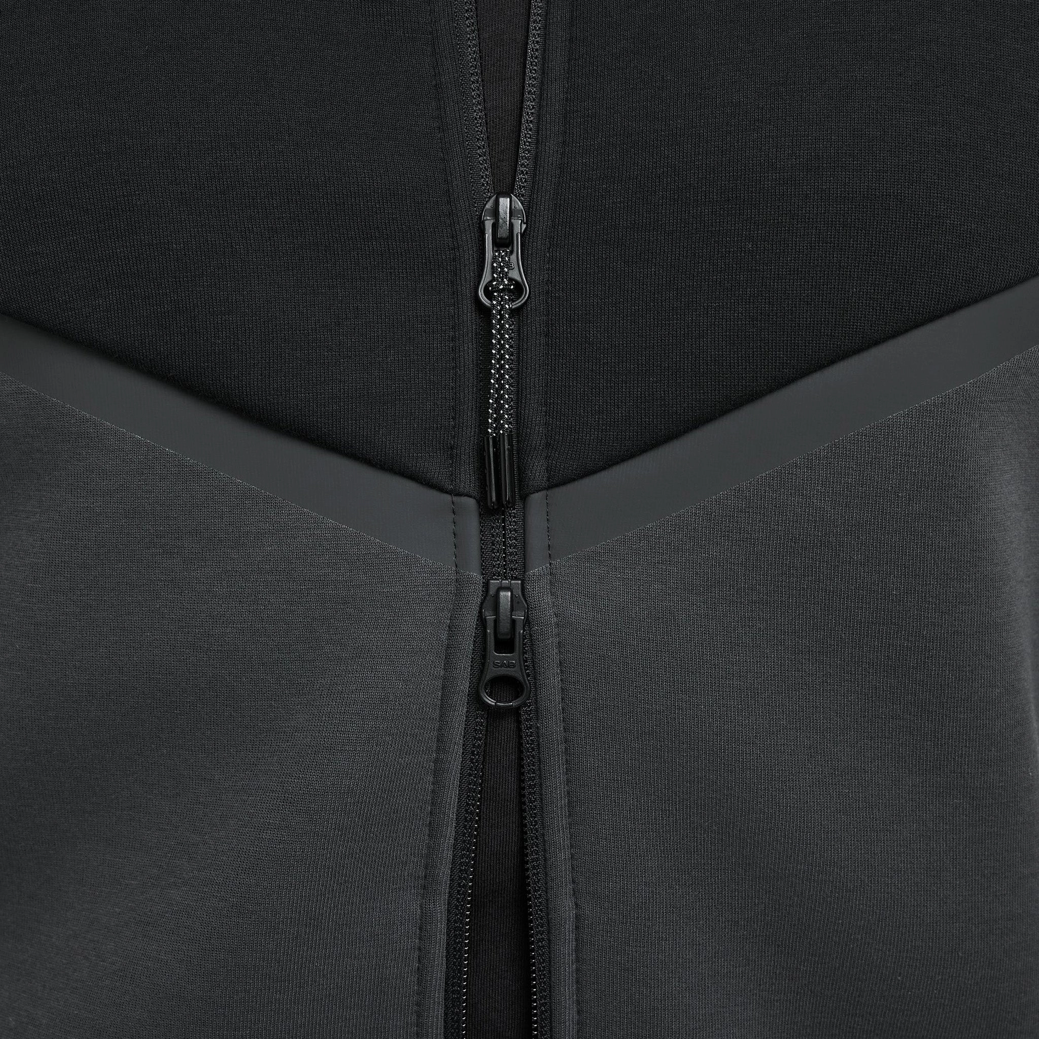 Nike Tech Fleece Full-Zip Windrunner Hoodie Black / Anthracite - Green Strike