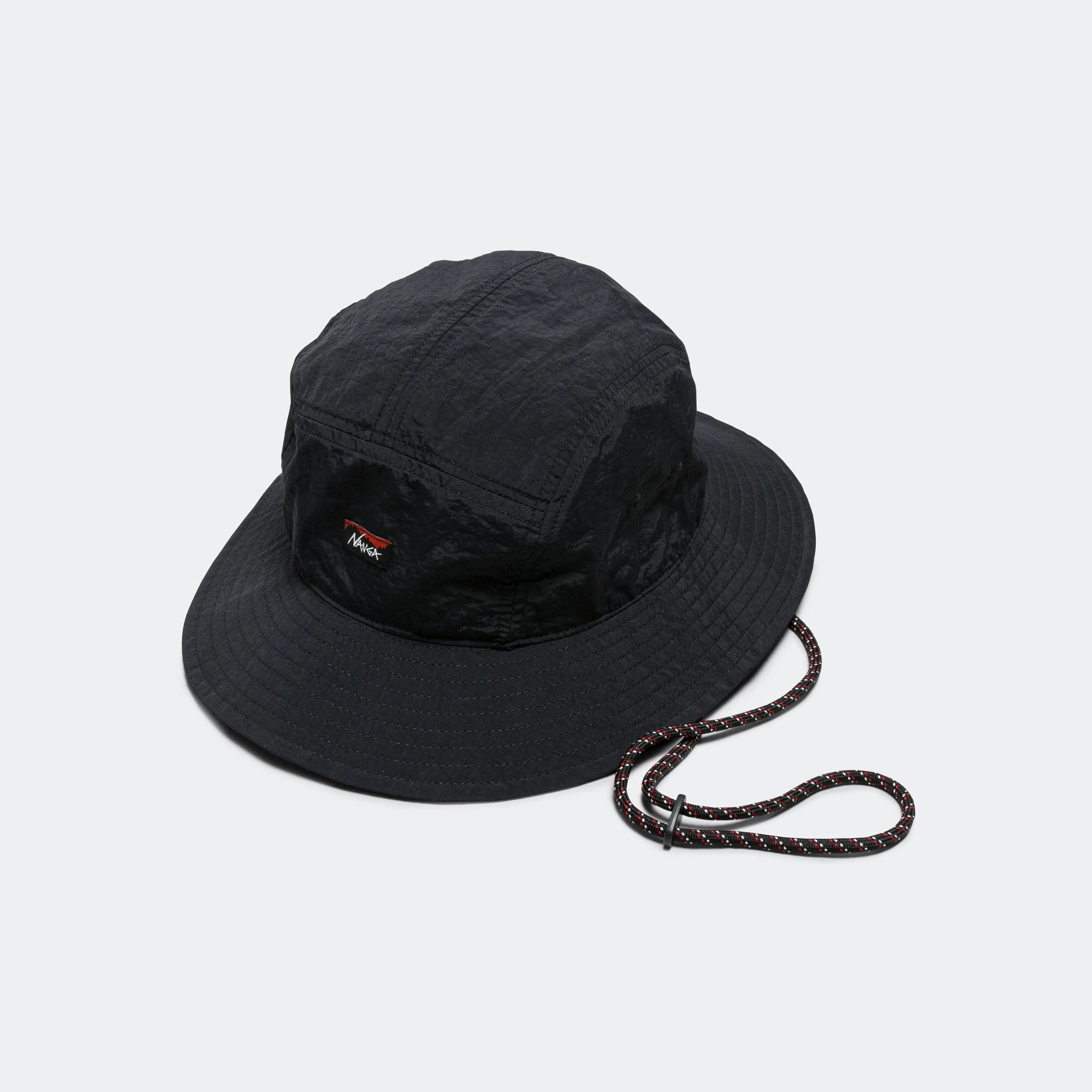 Nylon Tusser Sunshade Hat - Black