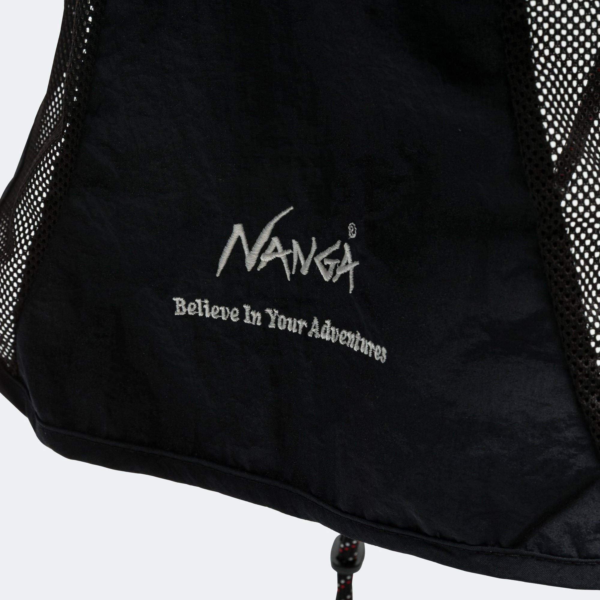 Nylon Tusser Sunshade Hat - Black