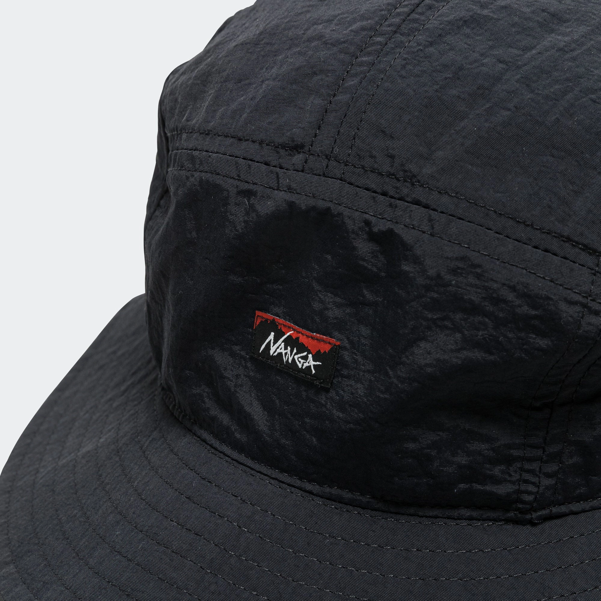 Nylon Tusser Sunshade Hat - Black