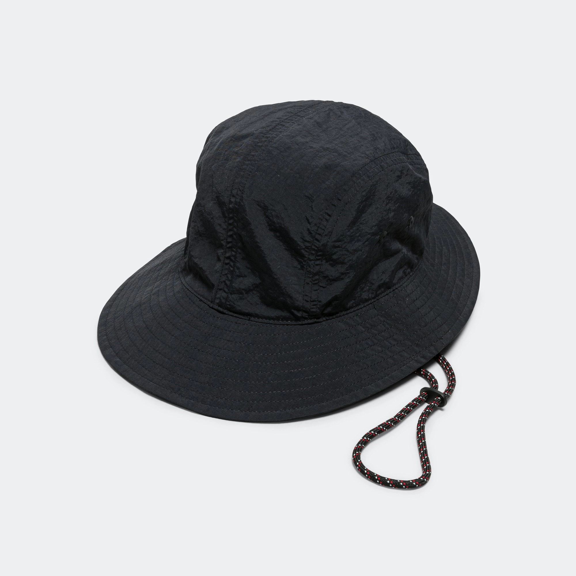 Nylon Tusser Sunshade Hat - Black