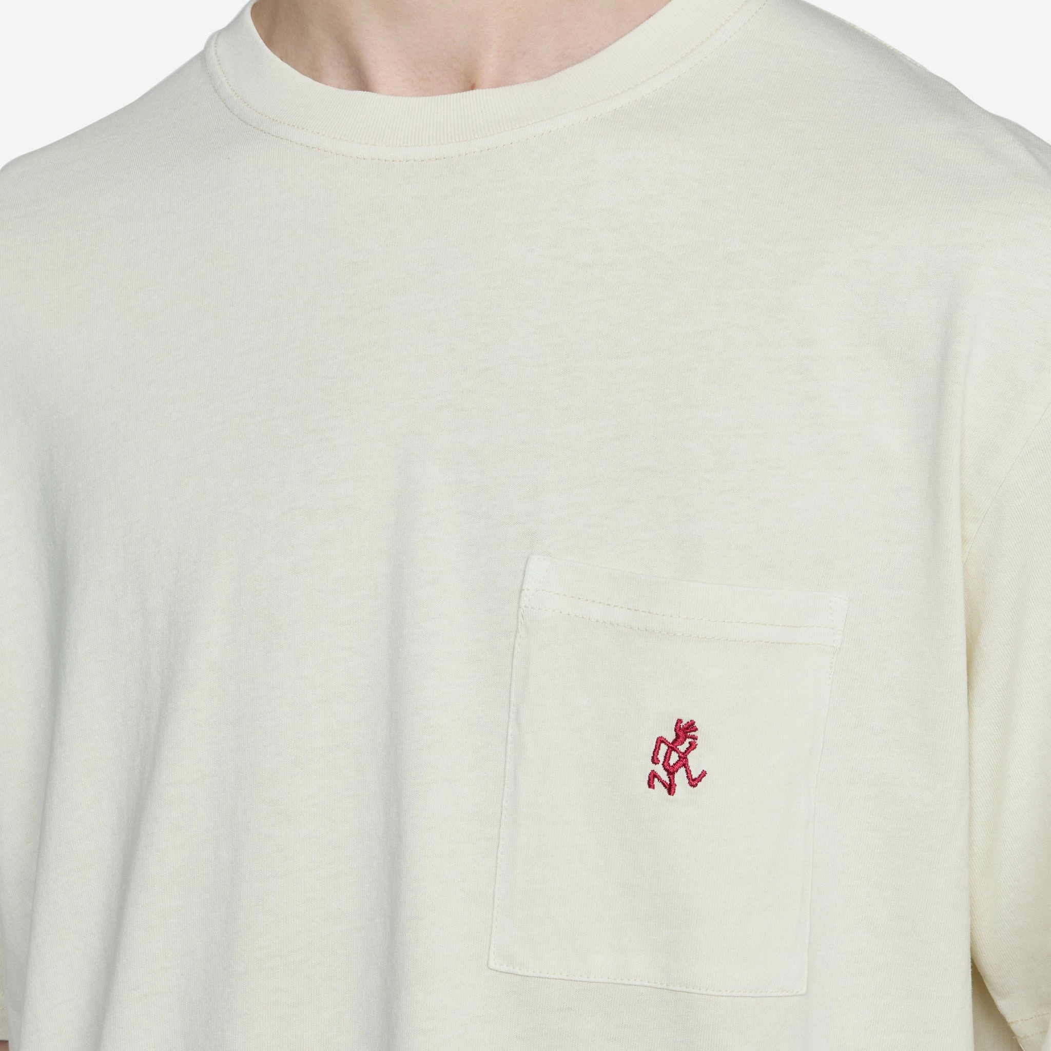 One Point T-Shirt Pigment Dyed Natural Pigment