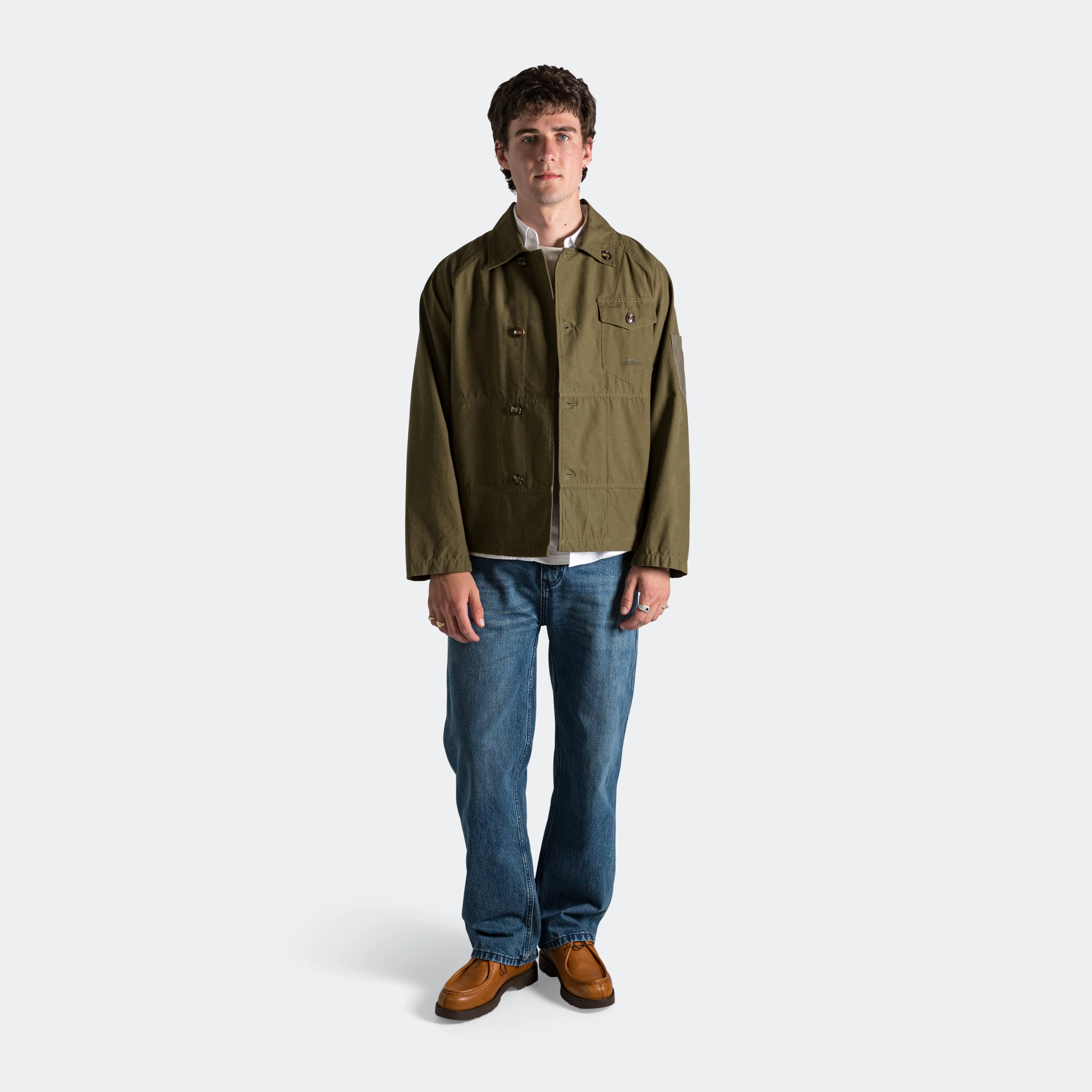 Panel Jacket - Army Green