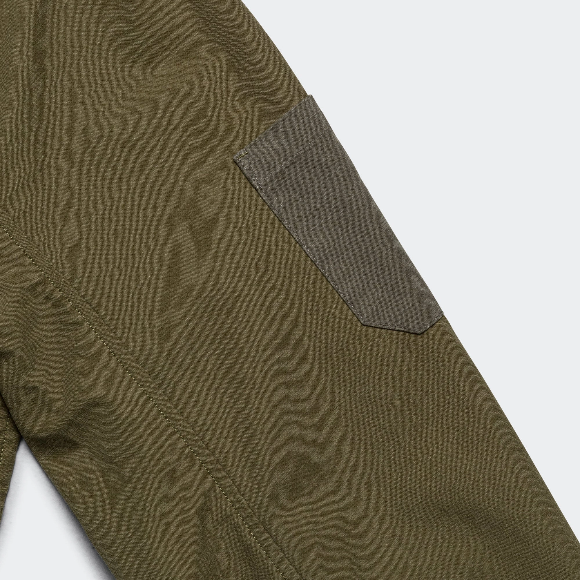 Panel Jacket - Army Green